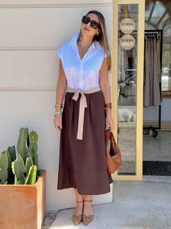 Vestidos De Mujer-Mariquita Trasquilá VESTIDO CAMISERO MAXIMA