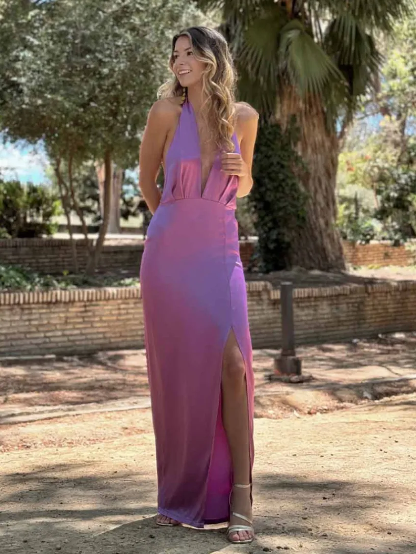 Vestidos De Graduación|Vestido De Puesta De Largo-Mariquita Trasquilá VESTIDO CATANIA Rosahumo