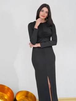 Vestidos De Mujer|Invitadas -50 €-Mariquita Trasquilá VESTIDO CLASICO FRUNCE