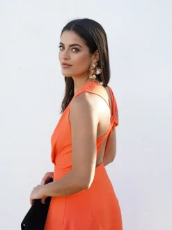 Vestidos De Graduación|Vestido De Puesta De Largo-Mariquita Trasquilá VESTIDO CORALINA Naranja