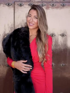 Invitadas -50 €|Vestidos Cortos De Fiesta-Mariquita Trasquilá VESTIDO DE FIESTA FRUNCIDO A.L.
