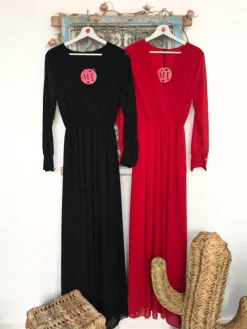 Vestidos De Graduación|Vestidos De Dama De Honor-Mariquita Trasquilá VESTIDO FIESTA LARGO A.L