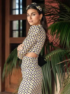 Vestidos Para Madres De Comunión|Vestidos Invitadas Boda De Día-Mariquita Trasquilá VESTIDO GENOVESA Lima