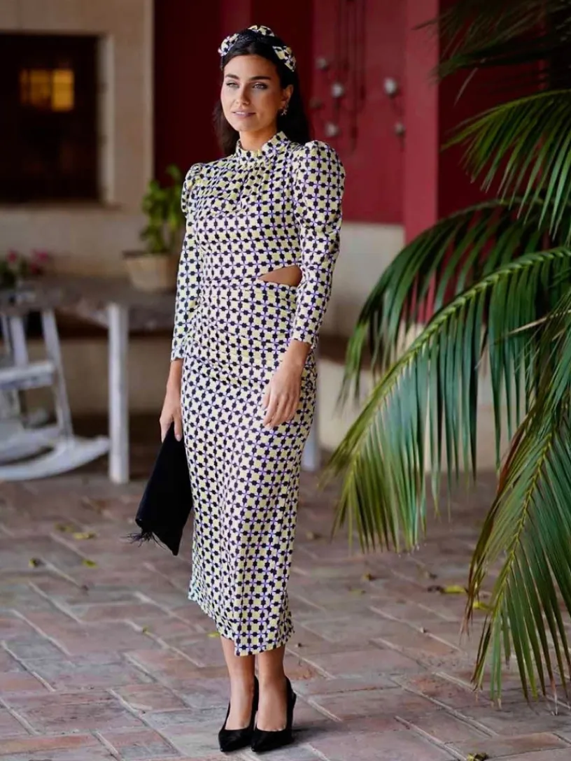 Vestidos Para Madres De Comunión|Vestidos Invitadas Boda De Día-Mariquita Trasquilá VESTIDO GENOVESA Lima