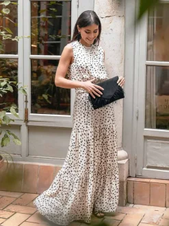 Vestidos De Invitada Comunión|Vestidos De Invitada Bautizo-Mariquita Trasquilá VESTIDO JEREZ Blanco
