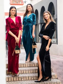 Invitadas -50 €|Vestidos Largos De Fiesta-Mariquita Trasquilá VESTIDO LARGO TERCIOPELO
