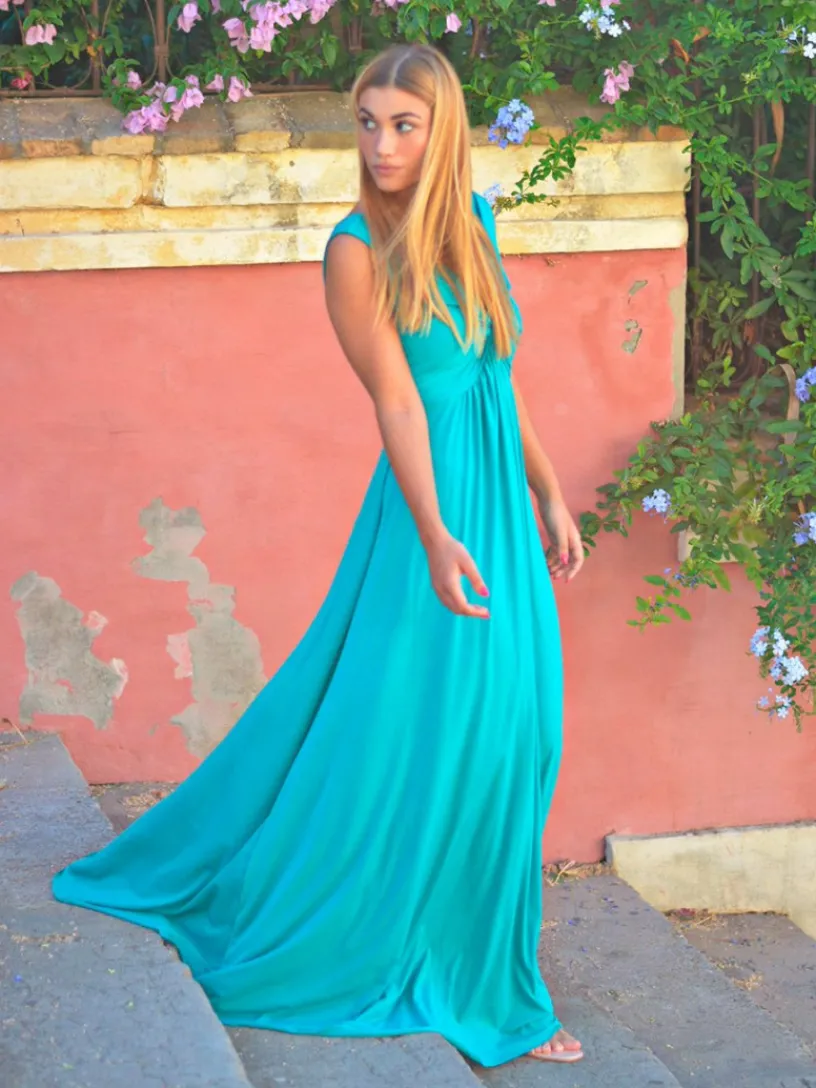Vestidos De Graduación|Vestidos De Dama De Honor-Mariquita Trasquilá VESTIDO NUDO ADRIANA