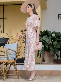 Invitadas -50 €|Vestidos Cortos De Fiesta-Mariquita Trasquilá VESTIDO PALMA Beige