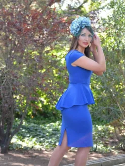 Invitadas -50 €-Mariquita Trasquilá VESTIDO PEPLUM SARA SUMMER