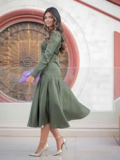 Vestidos Invitadas Boda De Día|Vestidos De Invitada Comunión-Mariquita Trasquilá VESTIDO TOPOS LATIDO