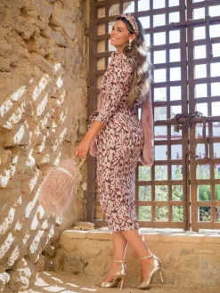 Vestidos Para Madres De Comunión|Vestidos Invitadas Boda De Día-Mariquita Trasquilá VESTIDO VELA RosaNude